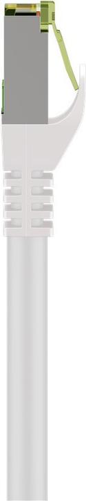 Image du produit Goobay Câble patch RJ45 avec câble brut CAT 8.1 S/FTP, blanc (S/FTP, CAT8.1, 7.50 m)