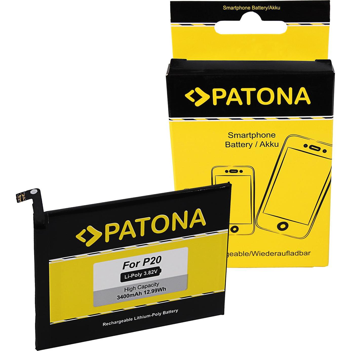 Patona Batteria f. Huawei P20 HB396285ECW EML-AL00, Batteria smartphone