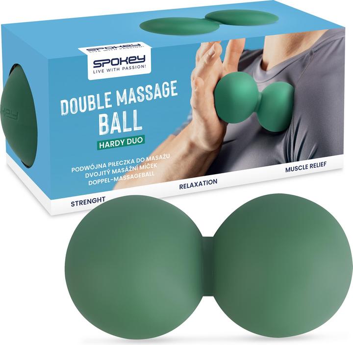 Actual product image Spokey Hardy Duo Doppel-Massageball (6.50 cm)