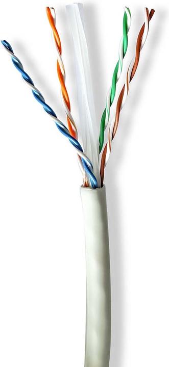 Actual product image Nedis Network Cable Rolls | CAT6a | Solid | U/UTP | Copper | 100.0 m | Indoor | Round | LSZH (U/UTP, CAT6a, 100 m)