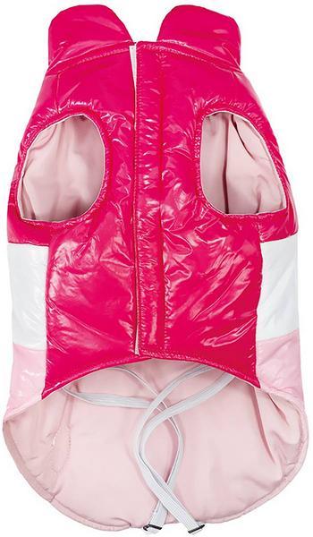 Actual product image Record MONCHIEN glossy coat, 45 cm, pink (45, Dog coat)
