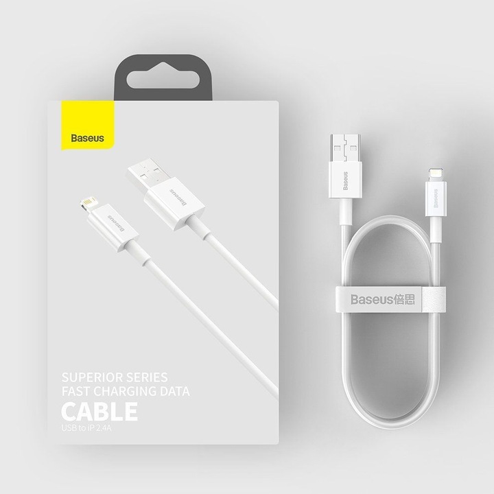 Actual product image Baseus USB Type A - Lightning (0.25 m, USB 2.0)