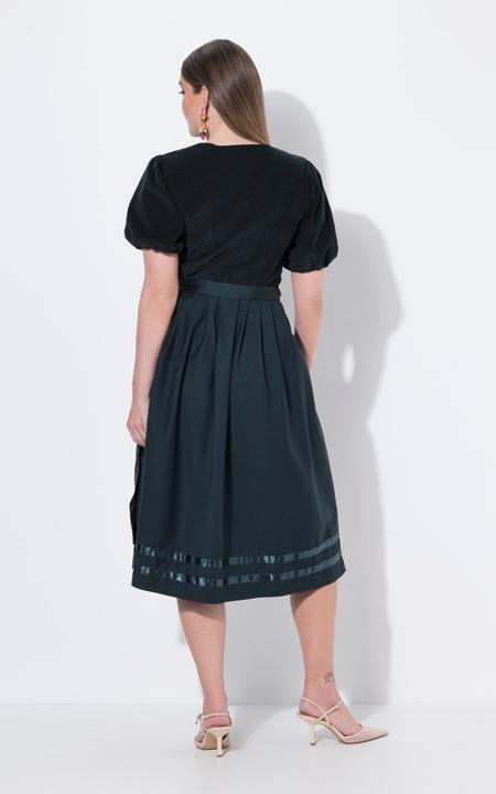 Produktbild Ulla Popken Dirndl, Cord, Herzausschnitt, Puff-Halbarm (44)