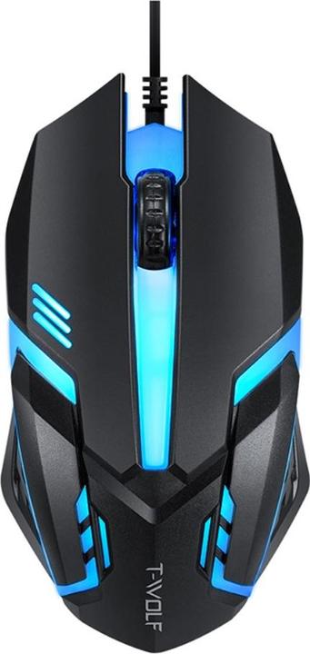 Immagine prodotto Deltalabs Combo da gioco 4in1: mouse, cuffie, tastiera e tappetino per mouse - RGB QWERTY (nero) (USA, Cablato)