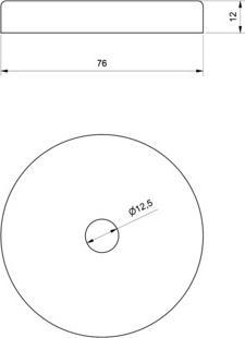 Produktbild Werkstarck Abdeckrosette (Edelstahl V2A)