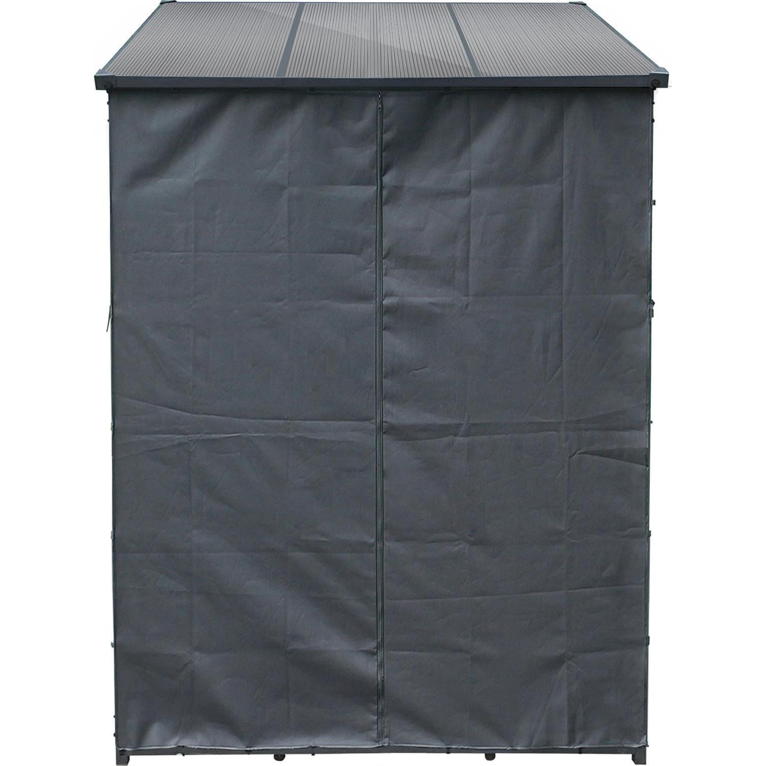 Toboli, Zubehör Kerzen + Kamin, Schutzhülle 138x137cm Kaminholzregal Vorne Hinten Wetterschutz Abdeckung