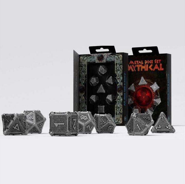 Actual product image Q Workshop SMMY35 - Metal Mythical Dice Set (7)
