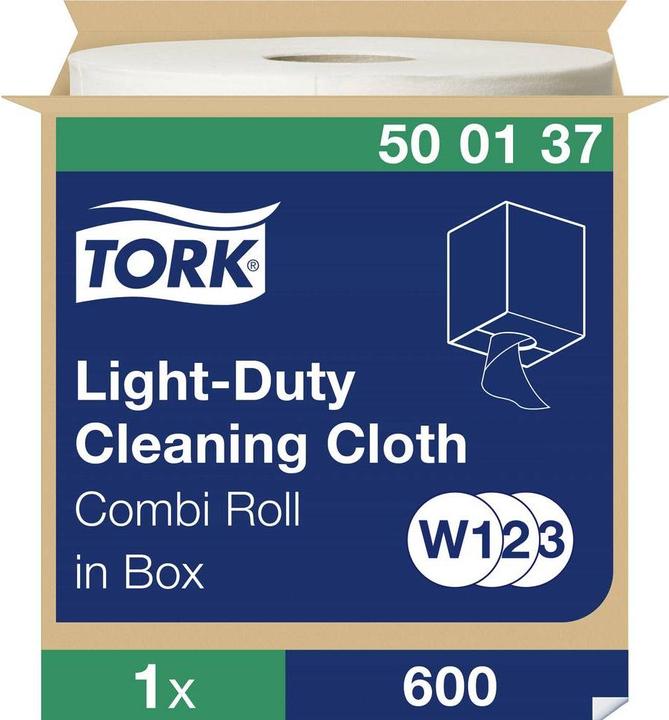 Actual product image Tork Cleaning cloth 500137 L333xW264approx. mm white 1-ply (1 x)