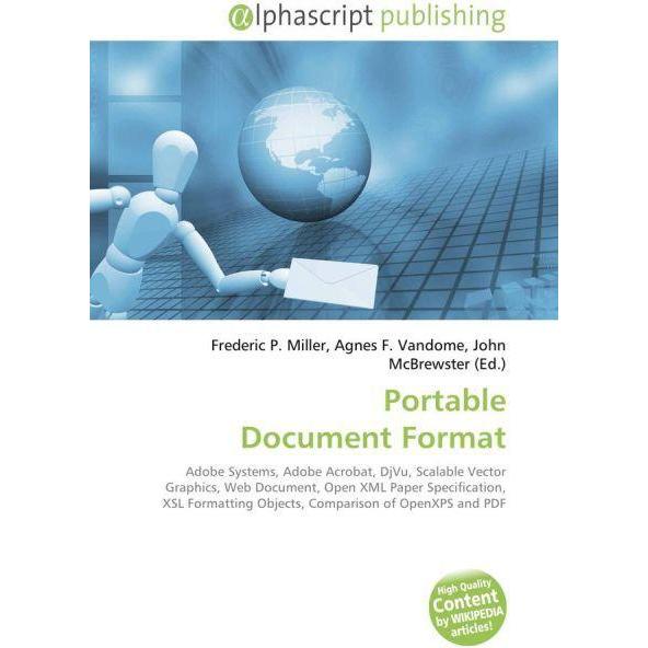 Portable Document Format, Fachbücher von Agnes F. Vandome, Frederic P. Miller, John McBrewster