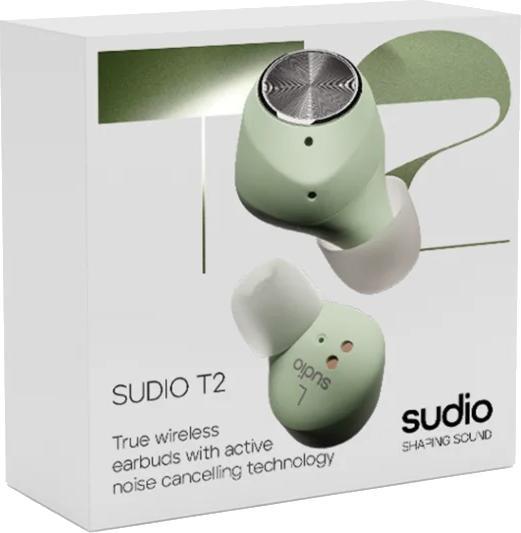 Produktbild Sudio T2 Headset Wired In-ear Calls/Music USB Type-C Bluetooth Green (7.50 h, Kabelgebunden)