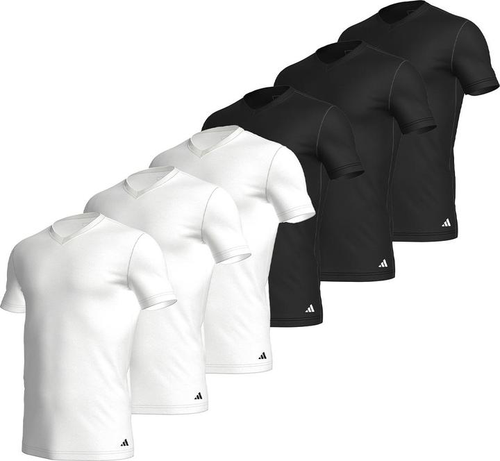 Actual product image adidas 6-pack Active Core Cotton vest / short-sleeved shirt (L)