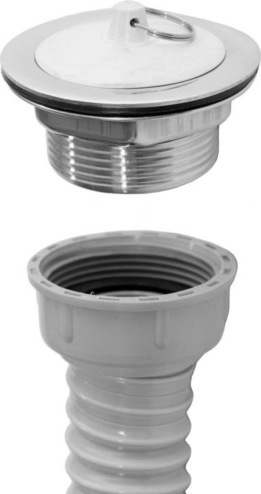Actual product image Royal Catering Commercial Sink – 3 Compartment – 100 x 50 x 97 cm (Top-mounted sink, 25 cm, 100 cm)