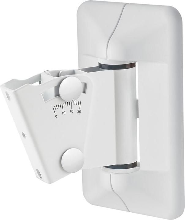 Image du produit K&M 24472 Kit de supports muraux pour boîtes blanc pur (Set, Installation murale, Pivotant, Inclinable)