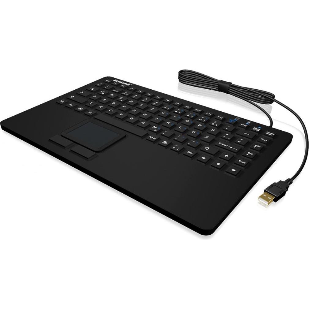 KeySonic KSK-5230IN (DE, Kabelgebunden), Tastatur, Schwarz