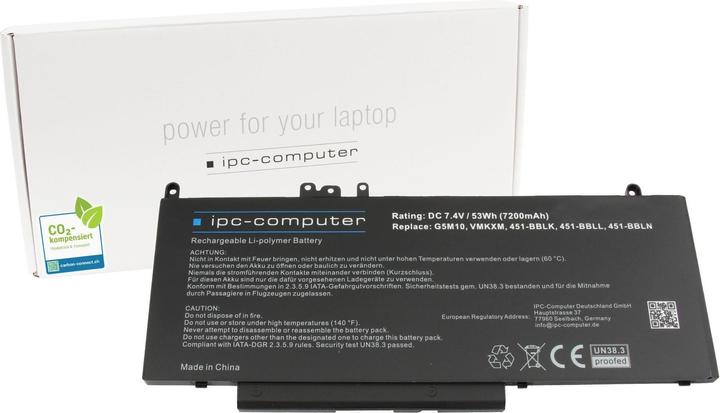 Actual product image IPC 451-BBLK (4 cubicles, 7200 mAh)
