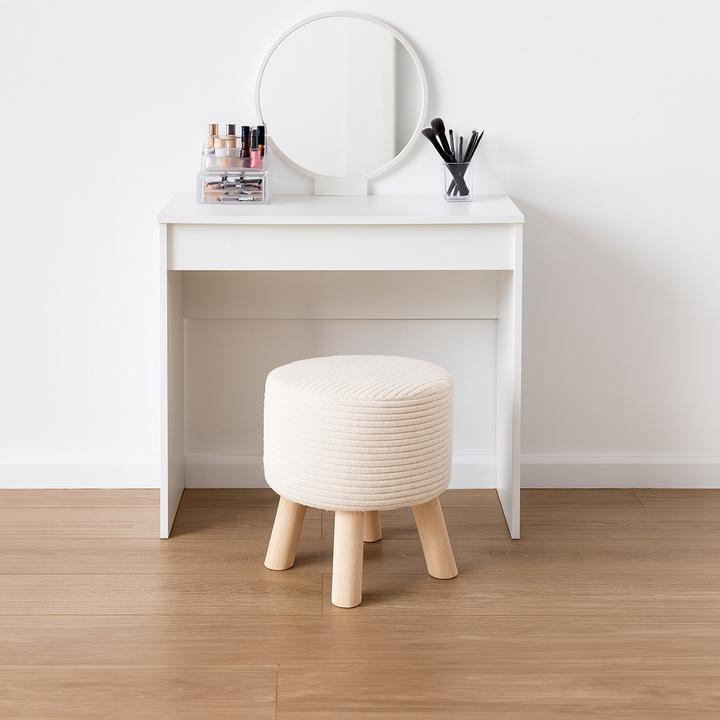 Image du produit Relaxdays Tabouret en corduroy