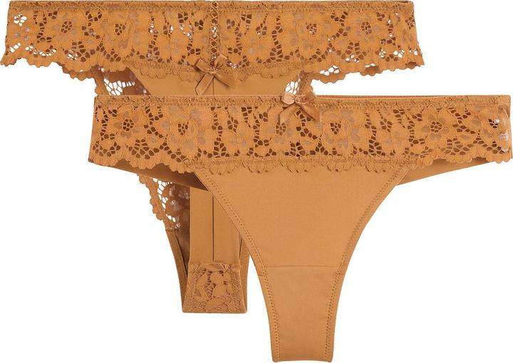 Image du produit La Redoute Collections 2er-Pack Tanga-Slips Signatures (42, lot de 2)