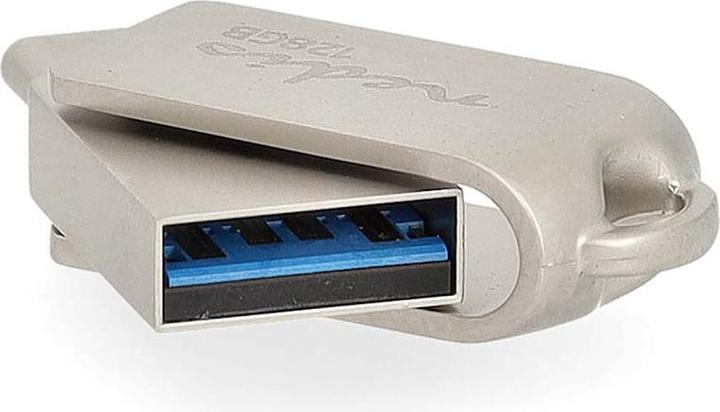 Actual product image Nedis Flash drive - 128 GB - USB-A/USB-C - Read speed: 110 MB/s - Write speed: 110 MB/s (128 GB, USB-A, USB-C)