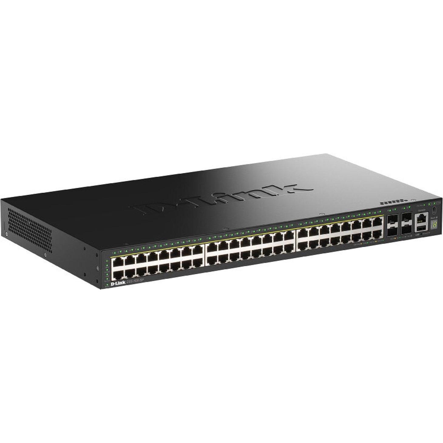 D-Link 48 Ports GE PoE(30W) + 4 (52 Ports) (DGS-1530-52P/E)