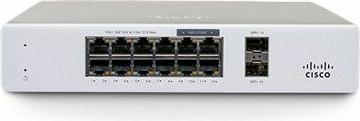 Produktbild Cisco Meraki PoE+ Switch MS130-12X 14 Port, SFP Anschlüsse: 0 (12 Ports)