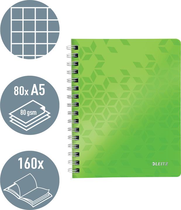 Image du produit Leitz Wow (A5, Quadrillé)