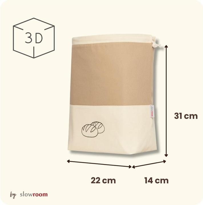 Actual product image Slowroom Brotbeutel
