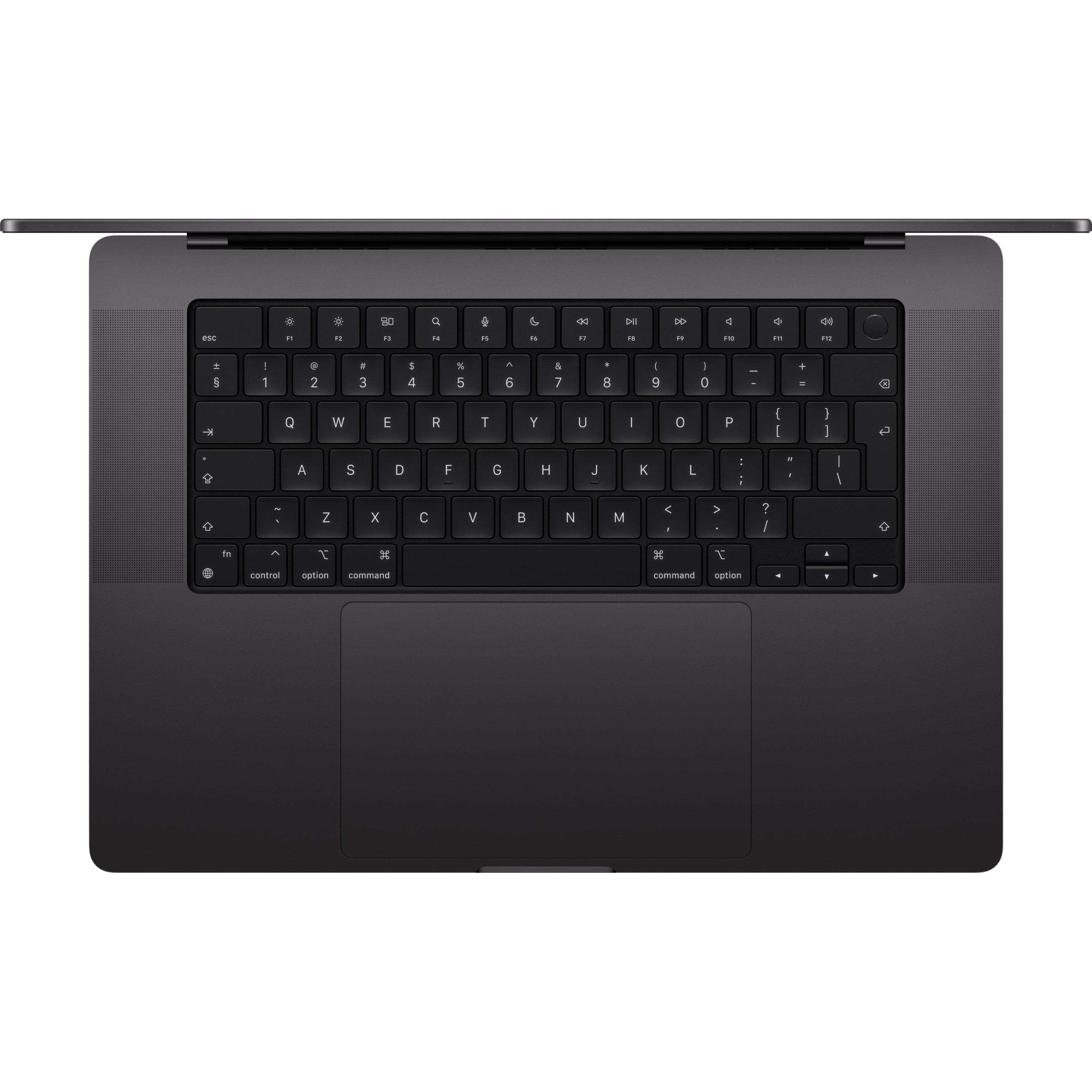 Thumbnail - Apple MacBook Pro 16 – 2024 Nano (16.20", M4 Max, 128 GB, 2000 GB, DE), Notebook, Schwarz