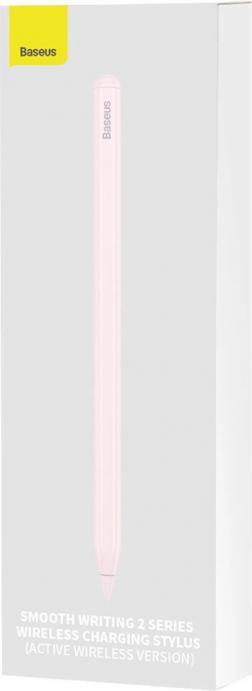 Actual product image Baseus Wireless Charging Pen for PhoneTablet Smooth Writing Pink