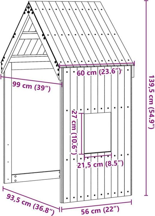 Produktbild vidaXL Dach für Kinderbett