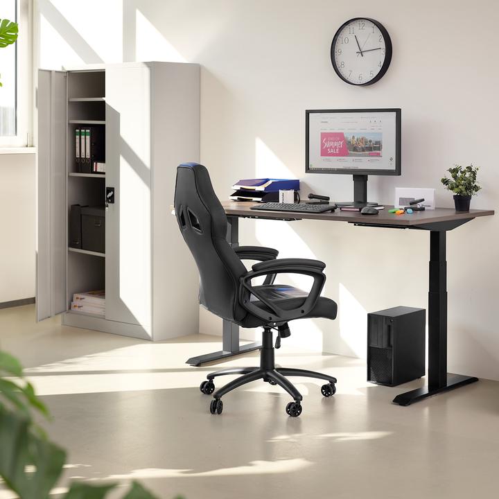Produktbild tectake Aktenschrank (80 x 40 x 180 cm)