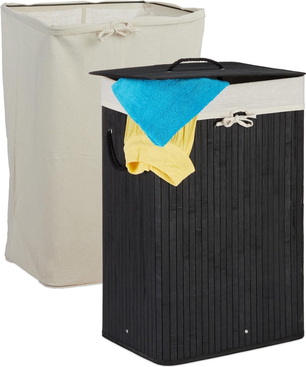 Immagine prodotto Relaxdays Cesto portabiancheria (80 l)