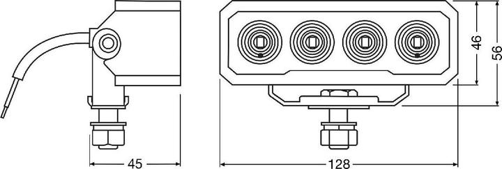 Image du produit Osram LEDWL115-WD LED Leuchtmittel (R10W)