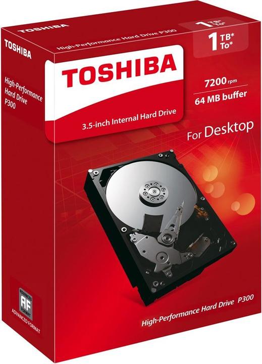 Produktbild Toshiba P300 DT02ACA200 / 2 TB / 3.5 / Red (2 TB, 3.5")