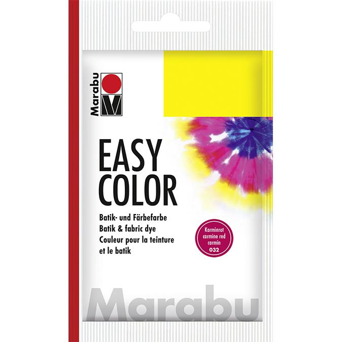 Marabu, Künstlerfarbe + Bastelfarbe, Batik- und Färbefarbe "EasyColor" karminrot (Karminrot)