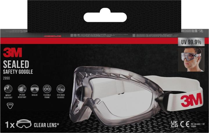 Actual product image 3M Full vision goggles