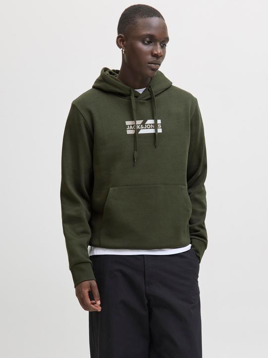 Actual product image Jack & Jones Jjecorp Graphic Sweat Hood Noos (L)