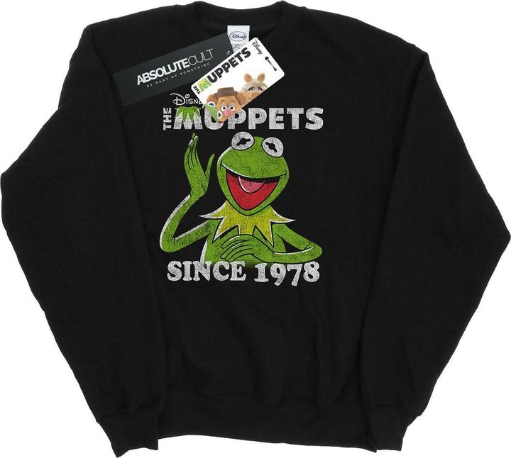 Actual product image Disney Womens/Ladies The Muppets Kermit Since 1978 Sweatshirt (L)