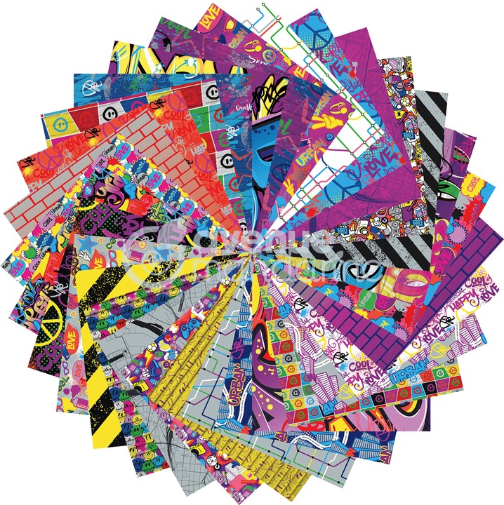 Actual product image Avenue Mandarine Origami Paper Street Art (70 g/m², 60 x)