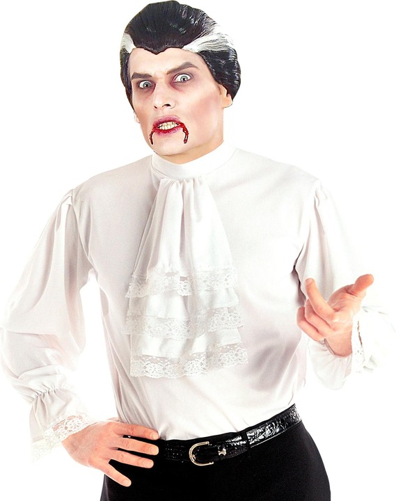 Produktbild Widmann Vampir Hemd mit Jabot, weiss (XL)