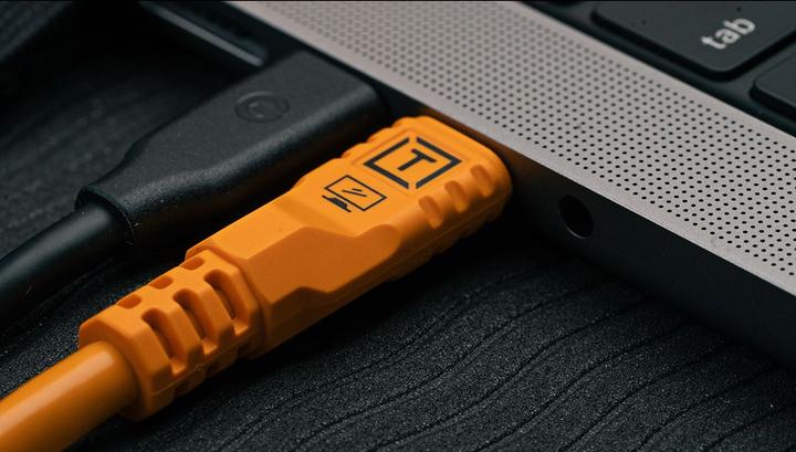 Image du produit Tether Tools TetherPro USB-C Optima 10G gerade orange 9,4m (9.40 m, USB 3.2 Gen 1)