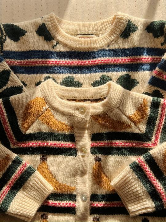 Produktbild Konges Slojd Billi StrickCardigan Banana (104)
