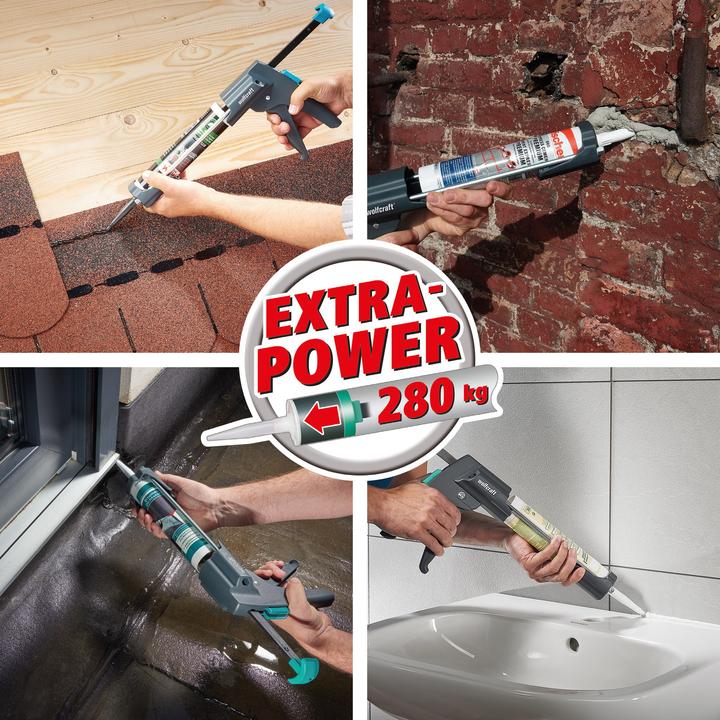 Actual product image wolfcraft 1 cartridge gun MG 600 PROFESSIONAL