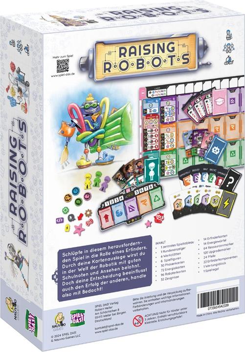 Produktbild Spiel Das! Raising Robots (Deutsch, 2 - 4 Spieler)