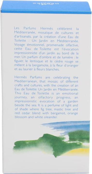 Actual product image Hermès Un Jardin En Mediterranee (Eau de toilette, 50 ml)