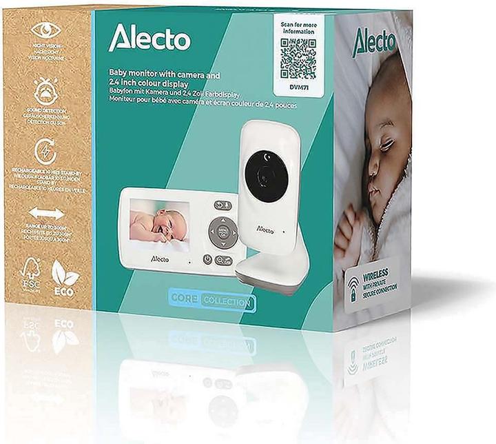 Image du produit Alecto Écoute-bébé avec caméra (Vidéo et audio, 300 m)