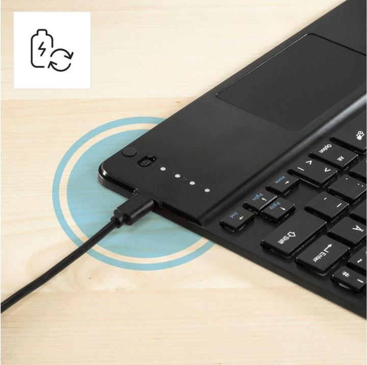Produktbild Hama Tablet-Case mit BT-Tastatur sw (DE, Samsung Galaxy Tab A11+, Samsung Galaxy Tab A9+)