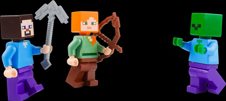 Actual product image LEGO Minecraft Mini-Set Steve, Alex & Zombie - NEU! Menge 1x