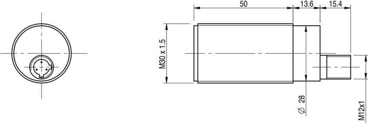 Actual product image Micro MD DETECTORS Capacitive sensor C30P/BP-1E C30P/BP-1E