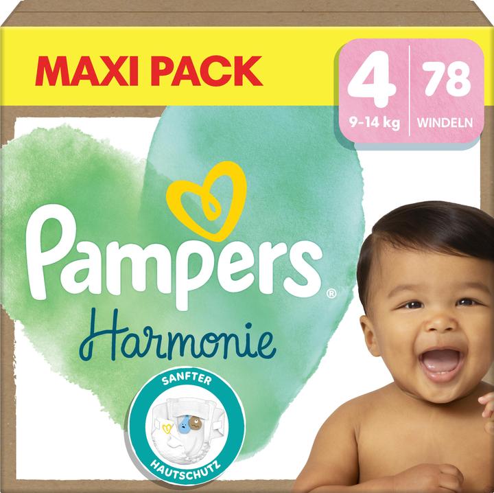 Produktbild Pampers Harmonie (Gr. 4, Halbmonatsbox, 78 Stk.)