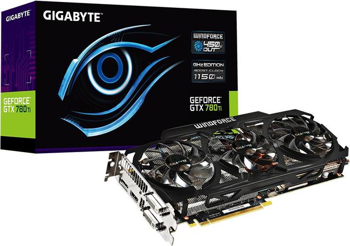 Produktbild Gigabyte GeForce GTX 780 Ti Windforce GHz Edition (3 GB)